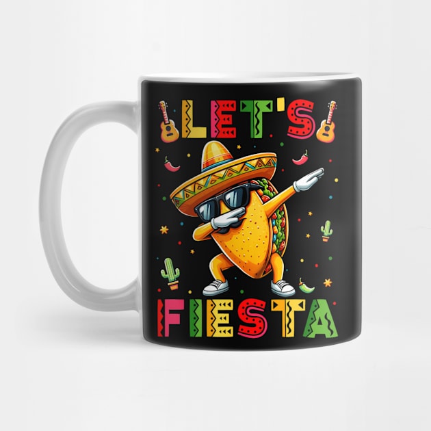 Let'S Fiesta Taco Cinco De Mayo Boys Men Kids Mexican Party by LimEnitis